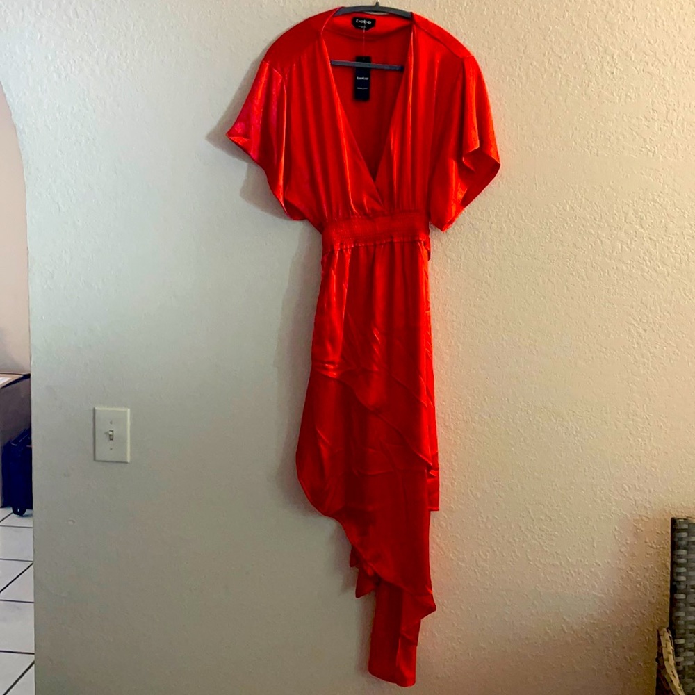 Kimono sleeve drape dress